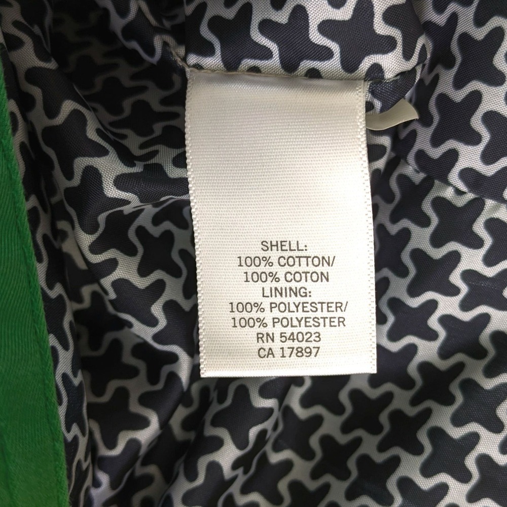 Banana Republic Green Cotton Belted Trench Coat Jacket Small RN 54023 CA 17897 - Picture 4 of 5
